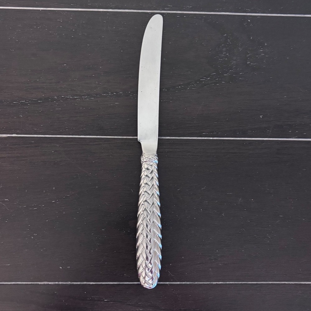 Equestrian Braid (Stainless, 1991) by RALPH LAUREN‎ Flatware | New French Knife